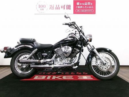 ヤマハ ドラッグスター 250 Drag Star 250 PYTHON製スラッシュカットマフラー/スクリーン付き/200 8