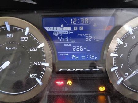 ホンダ フォルツァ 走行距離が2,266kmの低走行車両!マフラーカスタム!グリップヒーター付いてお買い得です 6