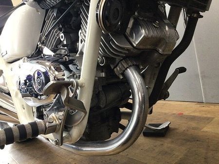 ホンダ マグナ(Vツインマグナ) V-TWIN MAGNA フリンジグリップ キャブ車 スクリーン バックレスト 16