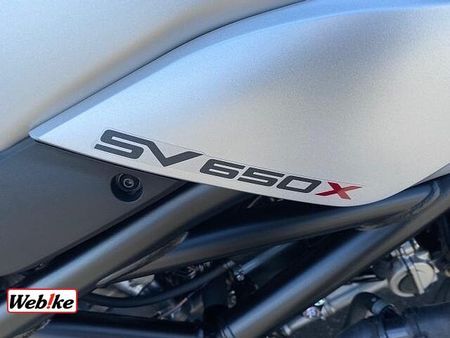 スズキ SV650X SV650X2023年モデルABSマットソードシルバーメタリック新車展示即納車有ります! 13