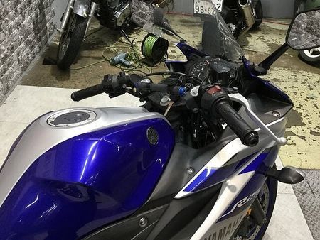 ヤマハ YZF-R25 YZF-R25 フェンダーレス スクリーン ヘルメットロック USB電源 マルチバー!! 19