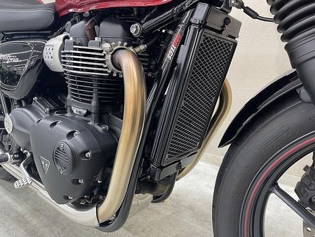 トライアンフ STREET TWIN ストリートツイン 純正オプションVANCE管 ナイトロン製リアショック ビキニカウル LE 16