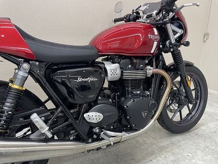トライアンフ STREET TWIN ストリートツイン 純正オプションVANCE管 ナイトロン製リアショック ビキニカウル LE 23