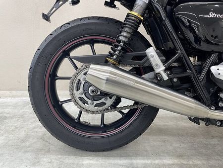 トライアンフ STREET TWIN ストリートツイン 純正オプションVANCE管 ナイトロン製リアショック ビキニカウル LE 24