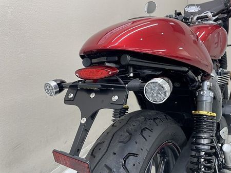 トライアンフ STREET TWIN ストリートツイン 純正オプションVANCE管 ナイトロン製リアショック ビキニカウル LE 29