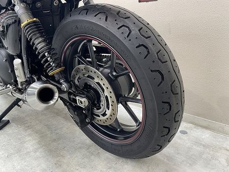 トライアンフ STREET TWIN ストリートツイン 純正オプションVANCE管 ナイトロン製リアショック ビキニカウル LE 32