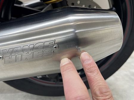 トライアンフ STREET TWIN ストリートツイン 純正オプションVANCE管 ナイトロン製リアショック ビキニカウル LE 34