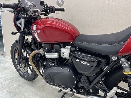 トライアンフ STREET TWIN ストリートツイン 純正オプションVANCE管 ナイトロン製リアショック ビキニカウル LE 35