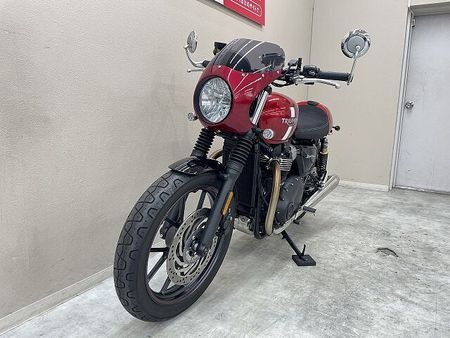 トライアンフ STREET TWIN ストリートツイン 純正オプションVANCE管 ナイトロン製リアショック ビキニカウル LE 6