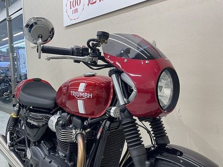 トライアンフ STREET TWIN ストリートツイン 純正オプションVANCE管 ナイトロン製リアショック ビキニカウル LE 9