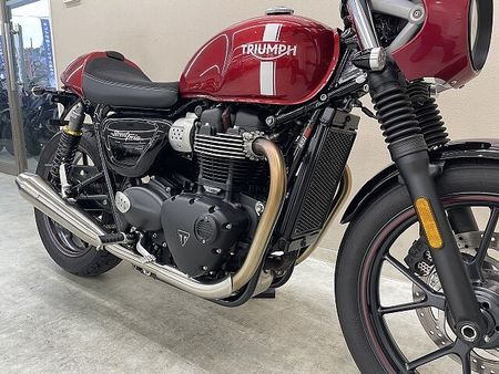 トライアンフ STREET TWIN ストリートツイン 純正オプションVANCE管 ナイトロン製リアショック ビキニカウル LE 10
