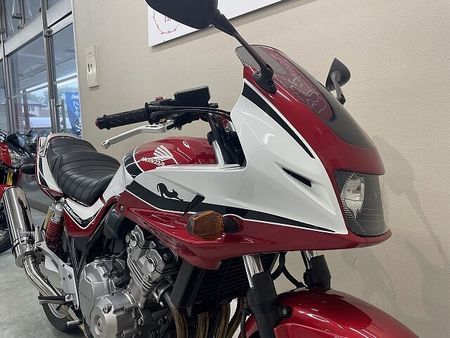 ホンダ CB400スーパーボルドール CB400スーパーボルドールRevo カスタムマフラー ハリケーン製ハンドル タックロール 10