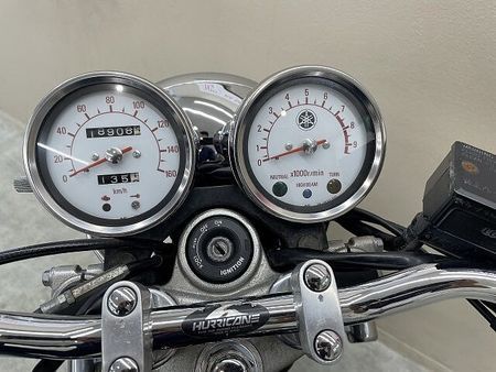ヤマハ SR400 SR400 キャブモデル ハリケーン製ハンドル カスタムウィンカー装備 35