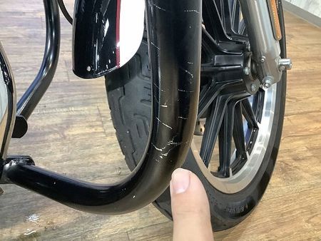 ハーレーダビッドソン XL1200L SPORTSTER LOW XL1200Lロー■ハンドルカスタム■エンジンガード装備 32