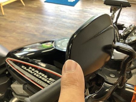 ハーレーダビッドソン XR1200 Sportster XR1200 オイルクーラー・カーボン製メータ―バイザー!! 17