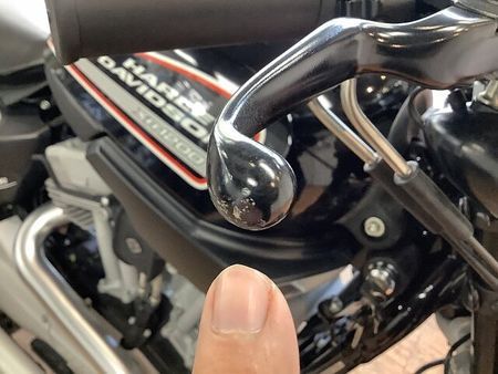 ハーレーダビッドソン XR1200 Sportster XR1200 オイルクーラー・カーボン製メータ―バイザー!! 19