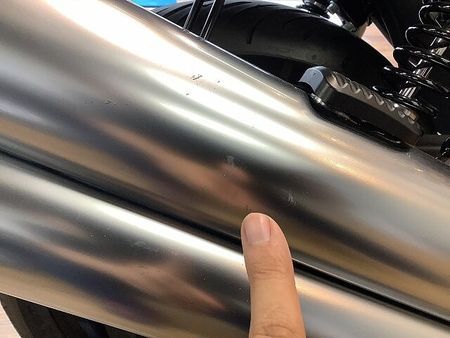 ハーレーダビッドソン XR1200 Sportster XR1200 オイルクーラー・カーボン製メータ―バイザー!! 36