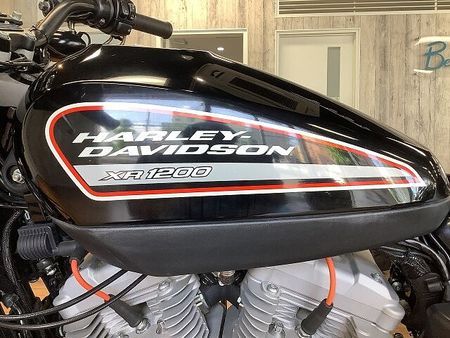 ハーレーダビッドソン XR1200 Sportster XR1200 オイルクーラー・カーボン製メータ―バイザー!! 8