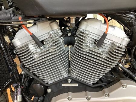 ハーレーダビッドソン XR1200 Sportster XR1200 オイルクーラー・カーボン製メータ―バイザー!! 9