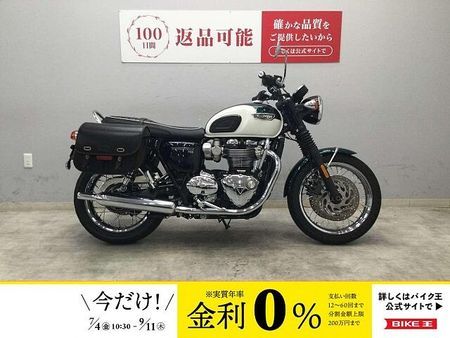 トライアンフ BONNEVILLE T120 Bonneville T120 2016年式モデル 純正サドルバッグ/グリップヒーター/エ 1