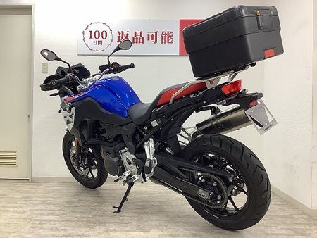 BMW F800GS(-2018) F800GS 純正オプショントップケース レーシング・ブルー・メタリック ETC標準装備! 7