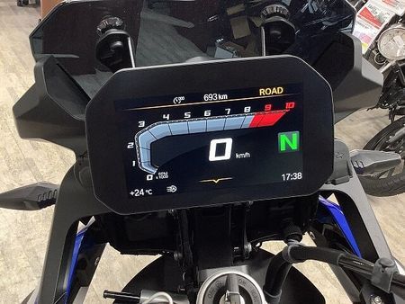 BMW F800GS(-2018) F800GS 純正オプショントップケース レーシング・ブルー・メタリック ETC標準装備! 10