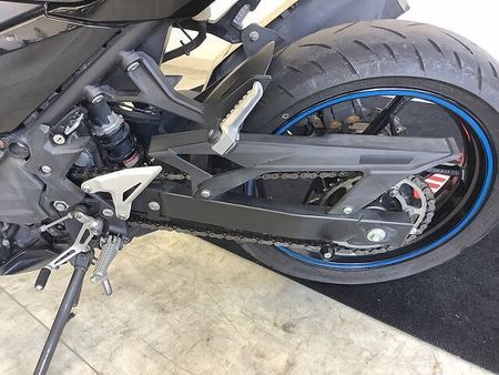 カワサキ ニンジャ 400 Ninja 400 エンジンスライダー・フロントタイヤ、チェーン交換サービス!! 31