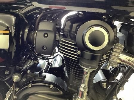 カワサキ W800 CAFE W800カフェ サイドバック装備 33