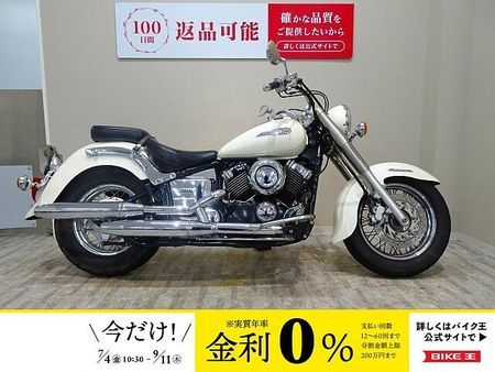 ヤマハ ドラッグスター400 Drag Star Classic 400 2002年モデル/左サイドバッグ/前後タイヤ交 1