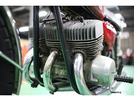 カワサキ 500SS マッハIII (H1) 純正当時物のオリジナルペイントのマッハ3入庫致しました!渋い1台です。初期型のH1です!! 21