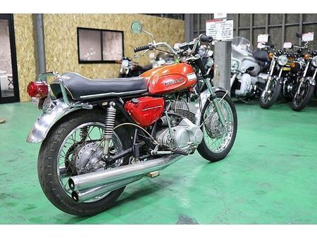 カワサキ 500SS マッハIII (H1) 純正当時物のオリジナルペイントのマッハ3入庫致しました!渋い1台です。初期型のH1です!! 7