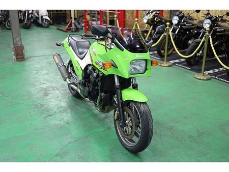 カワサキ GPZ900R 大人気のニンジャ入庫致しました!人気カラーのライムグリーン!コーションラベル付きの希少車両 10