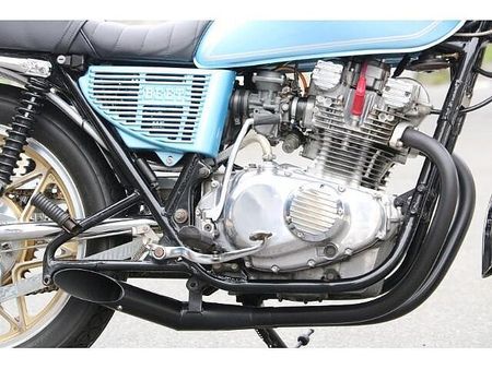 スズキ GS400E レストア済のGS400入庫致しました!マッドスターのセブンスターキャストにAGサイクロン! 13