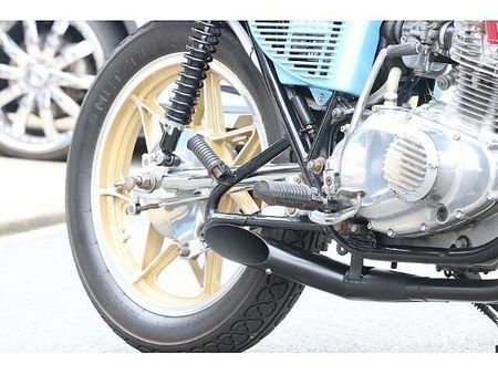 スズキ GS400E レストア済のGS400入庫致しました!マッドスターのセブンスターキャストにAGサイクロン! 16