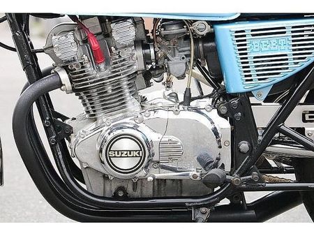 スズキ GS400E レストア済のGS400入庫致しました!マッドスターのセブンスターキャストにAGサイクロン! 4