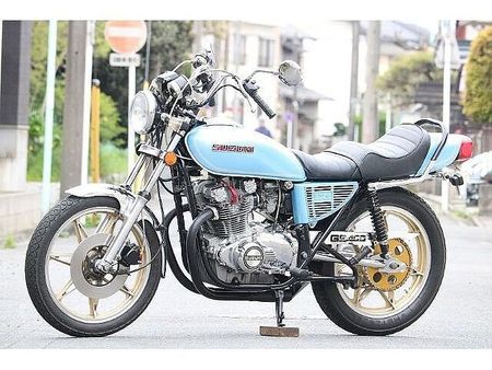 スズキ GS400E レストア済のGS400入庫致しました!マッドスターのセブンスターキャストにAGサイクロン! 7