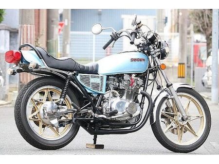 スズキ GS400E レストア済のGS400入庫致しました!マッドスターのセブンスターキャストにAGサイクロン! 9
