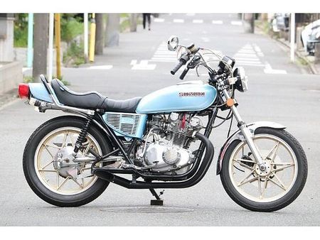 スズキ GS400E レストア済のGS400入庫致しました!マッドスターのセブンスターキャストにAGサイクロン! 10