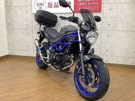 スズキ SV650 SV650 2021年モデル WR’S製スリップオンマフラー リアボックス装備 2
