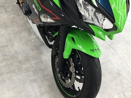 カワサキ ニンジャ 650 【バイク王認定中古車】Ninja 650 2022年モデル エンジンスライダー 社外ミラー 17