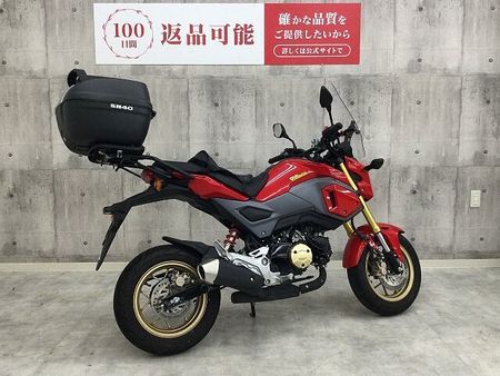 ホンダ グロム GROM 2017年式 トップケース装備!! 4