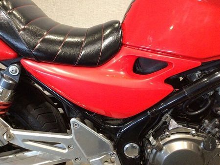 カワサキ バリオス2 BALIUS-? ZR250B型1997年モデル RPM製マフラー・マーシャル製ヘッドライ 38