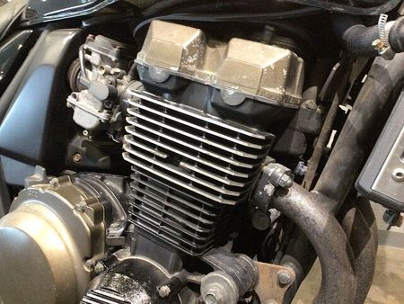 カワサキ ZRX400II ZRX-? ZR400E型2006年モデル VFハンドル・BEET製エンジンカバー・フェン 23