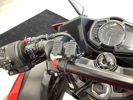 カワサキ ニンジャ 250 ニンジャ250 ABS マルチバー USB電源2つ装備 カスタムレバー&エンド エンジンス 17