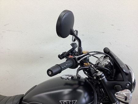 カワサキ W800 STREET W800ストリート ショートスクリーン・ハンドルスペーサー・USB1口・カスタムテールラン 12
