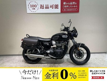 トライアンフ BONNEVILLE T100 ボンネビルT100◆2022年モデル◆トライアンフ純正リアバッグ◆ショートバイザー!! 1