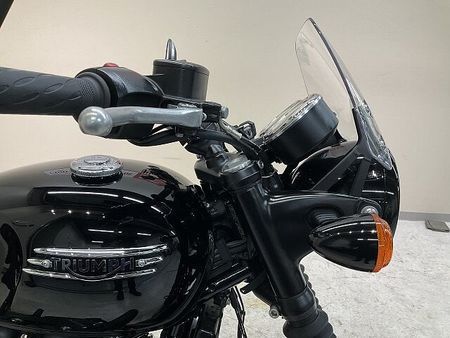 トライアンフ BONNEVILLE T120 ボンネビルT120◆ブラックエディション◆2024年モデル◆純正バーエンドミラー◆純正サイ 17