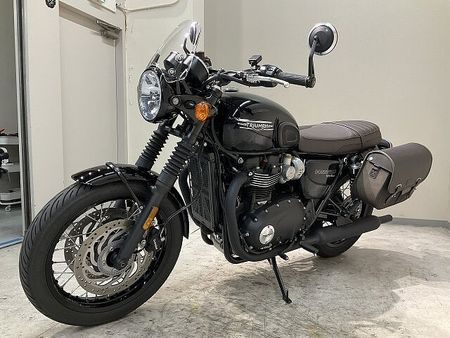 トライアンフ BONNEVILLE T120 ボンネビルT120◆ブラックエディション◆2024年モデル◆純正バーエンドミラー◆純正サイ 4