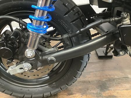 ホンダ モンキー125 モンキー125 タケガワ製マフラーでスクランブラー感アップ!大きめのキャリア装備で積載性も 23