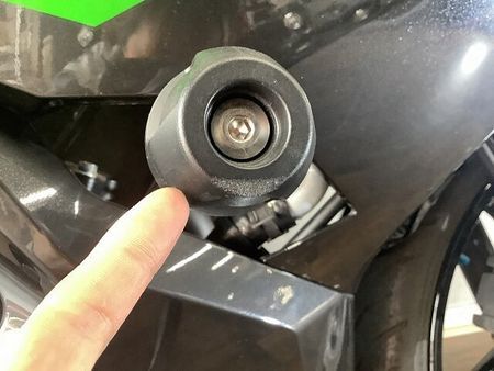 カワサキ ニンジャ 400 NINJA400 シートカスタム スライダー付き マウントバー付き 21